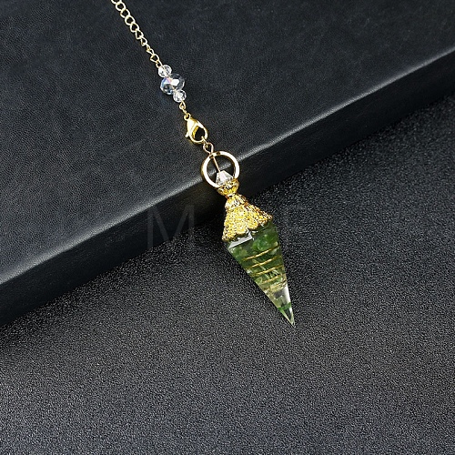 Resin Cone Dowsing Pendulums PW-WGC05D6-21-1