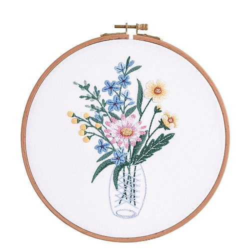 Flower Pattern Embroidery Kits PW-WGC5DA1-03-1