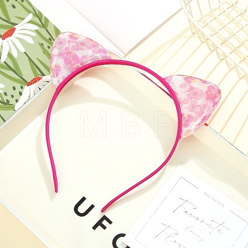 Cute Cat Ear Cloth Hair Bands PW-WGA985C-12-1