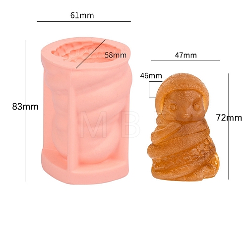 Twelve Animals Ice Cream DIY Food Grade Silicone Statue Mold PW-WG32992-08-1