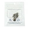 10Pcs Round Brass Magnetic Clasps with Loops KK-FS0001-34AB-6