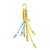Polyester & Spandex Cord Pendant Decorations HJEW-YW00432-01-1