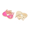 Breast Cancer Awareness Ribbon Zinc Alloy Enamel Pendants ENAM-I079-02G-06-2