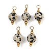 Natural Dalmatian Jasper Pendants GG-CBA5E56-07G-02-1