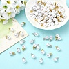 100Pcs 2 Colors Resin Imitation Pearl Charms RESI-YW0006-04-4