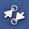 925 Sterling Silver Coin Tree Charms STER-A049-03S-2