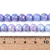 Anti-Tarnish Electroplate Glass Beads Strands X-GLAA-N010-8mm-11-2