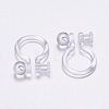 Plastic Clip-on Earring Findings LS-KY-P007-H01-4