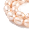 Natural Cultured Freshwater Pearl Beads Strands PEAR-P062-12E-4
