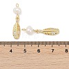 Natural Cultured Freshwater Pearl & Brass Pendants KK-U062-09G-3