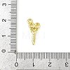 Brass Micro Pave Clear Cubic Zirconia Pendants KK-L238-19G-3