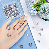 SOFPLATE 60Pcs 3 Style 304 Stainless Steel Stud Earring Findings STAS-SP0001-57-3