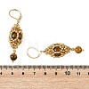 Gemstone Leveback Earrings for Women EJEW-MZ00785-6