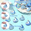 24Pcs 12 Styles Printed Alloy Pendants ENAM-CJ0006-80-3