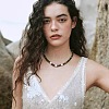 Natural Freshwater Pearl and Natural Indian Agate Rondelle Beaded Necklaces with 304 Stainless Steel End Chains PJ7796-2