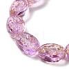Transparent Glass Beads Strands GLAA-F114-05F-3