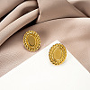304 Stainless Steel Stud Earrings WG6E19D-05-1