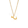 304 Stainless Steel Arabic Initial Letter Pendant Necklaces FS-WG7B6CA-13-2