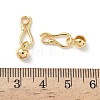Brass Hook and S-Hook Clasps KK-Z136-41A-G-4