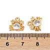 Ocean Theme Brass Micro Pave Cubic Zirconia Charms KK-F902-08E-G-3