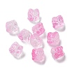 Baking Paint Transparent Glass Beads X1-GLAA-C035-01I-1