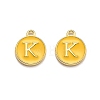 Golden Plated Alloy Enamel Charms LS-ENAM-Q437-13K-1