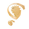 Iron Sunflower Cuff Bangle & Ring Sets for Women WG2469A-01-5
