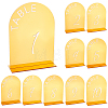 10Pcs 10 Styles Number 1~10 Acrylic Table Place Cards AJEW-WH0752-349-1