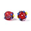 Handmade Gold Sand Lampwork Beads LAMP-N038-02C-3