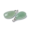 Natural Green Aventurine Pendants G-D084-01P-B10-3