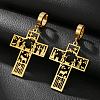201 Stainless Steel Clip-on Earrings FS-WGD509B-04-1