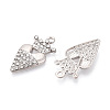Alloy Rhinestone Pendants FIND-N008-27P-2