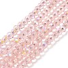 Electroplate Glass Beads Strands LS-EGLA-A034-T6mm-L18-1