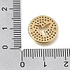 Brass Micro Pave Clear Cubic Zirconia Connector Charms CU-CBAA556-04B-3