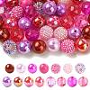 50Pcs 15 Styles Resin Rhinestone & Acrylic Beads Findings Kits DIY-CJ0003-30-1