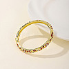 Fashionable Casual Retro Alloy Enamel Hinged Bangles for Women DG9304-5-1