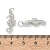 Brass Micro Pave Cubic Zirconia Animal Pendants KK-H280-05C-P-3