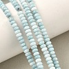 Ombre Effect Dyed Glass Beads Strands GLAA-C043-01B-9