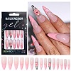 Acrylic Full Cover Press On False Nails MRMJ-P019-01B-1