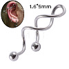 304 Stainless Steel Long Barbell Cartilage Earrings FS-WGA4435-03-2