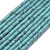Synthetic Turquoise Beads Strands G-P608-A14-01-2
