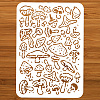 PET Hollow Out Drawing Painting Stencils DIY-WH0421-0020-1