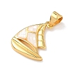 Brass Enamel Pendants KK-H534-04G-01-2
