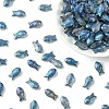 100Pcs Electroplate Transparent Glass Beads EGLA-YW0005-28B-1