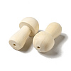 Natural Wood Beads WOOD-Q048-02D-2