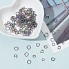 200Pcs 4 Styles Rainbow Color Stainless Steel Open Jump Rings STAS-SC0003-96-4