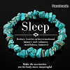 Natural Turquoise Chip Beaded Stretch Bracelets JI5766-4-1