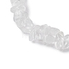 Natural Quartz Crystal Chips Stretch Bracelets for Women BJEW-JB11343-06-4