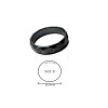 Synthetic Hematite Plain Band Rings BK4832-32-1