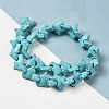 Synthetic Turquoise Beads Strands G-P507-08B-2